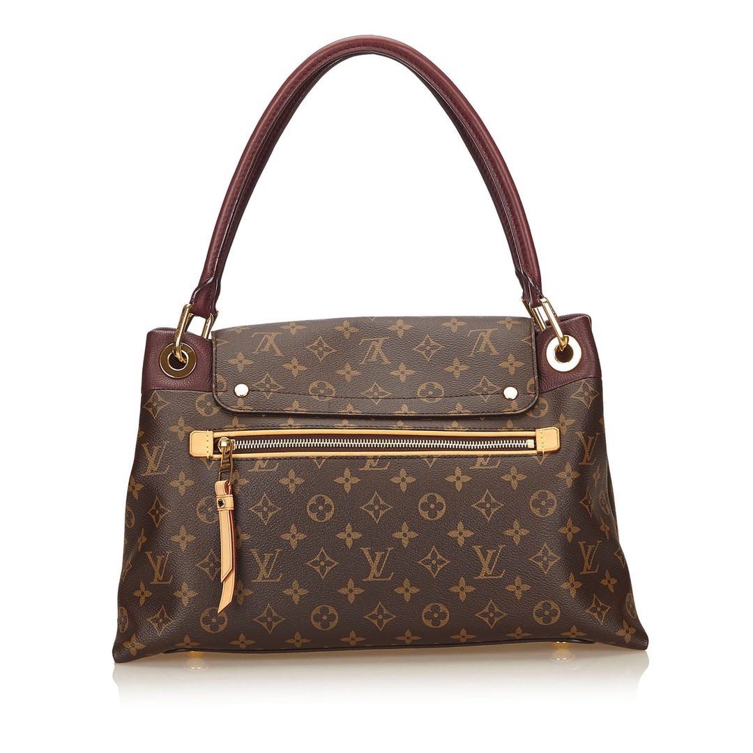 olympe bordeaux monogram canvas shoulder bag