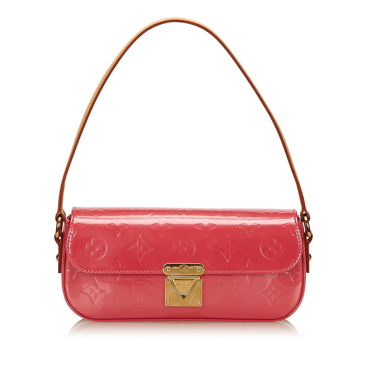 malibu street monogram vernis leather shoulder bag