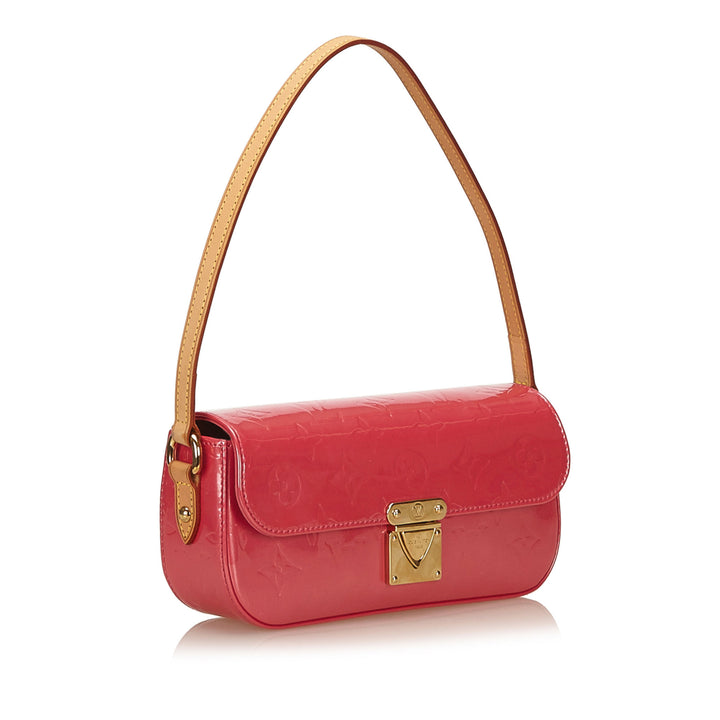 malibu street monogram vernis leather shoulder bag