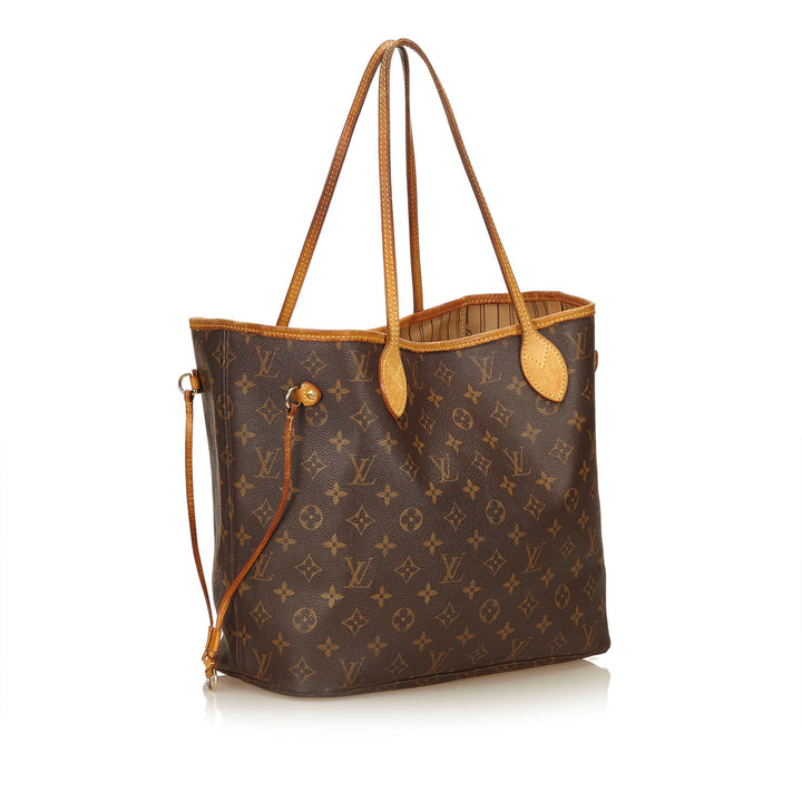 neverfull mm monogram canvas tote bag