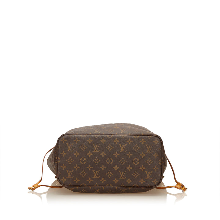 neverfull mm monogram canvas tote bag