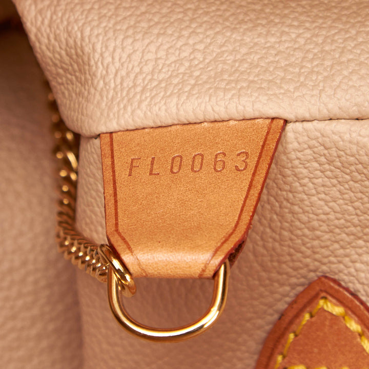 petit bucket monogram canvas tote bag
