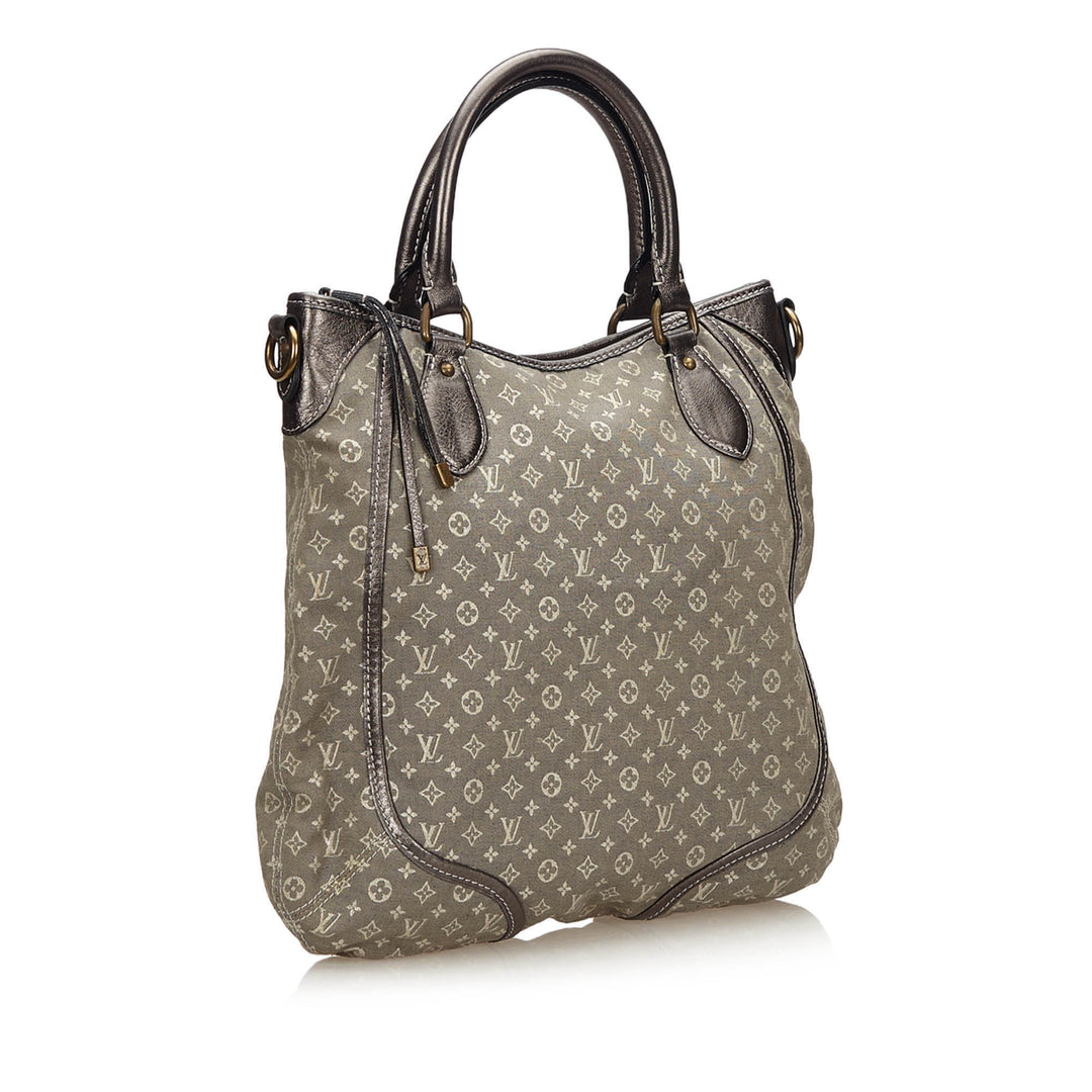 besace angele platine mini lin canvas shoulder bag