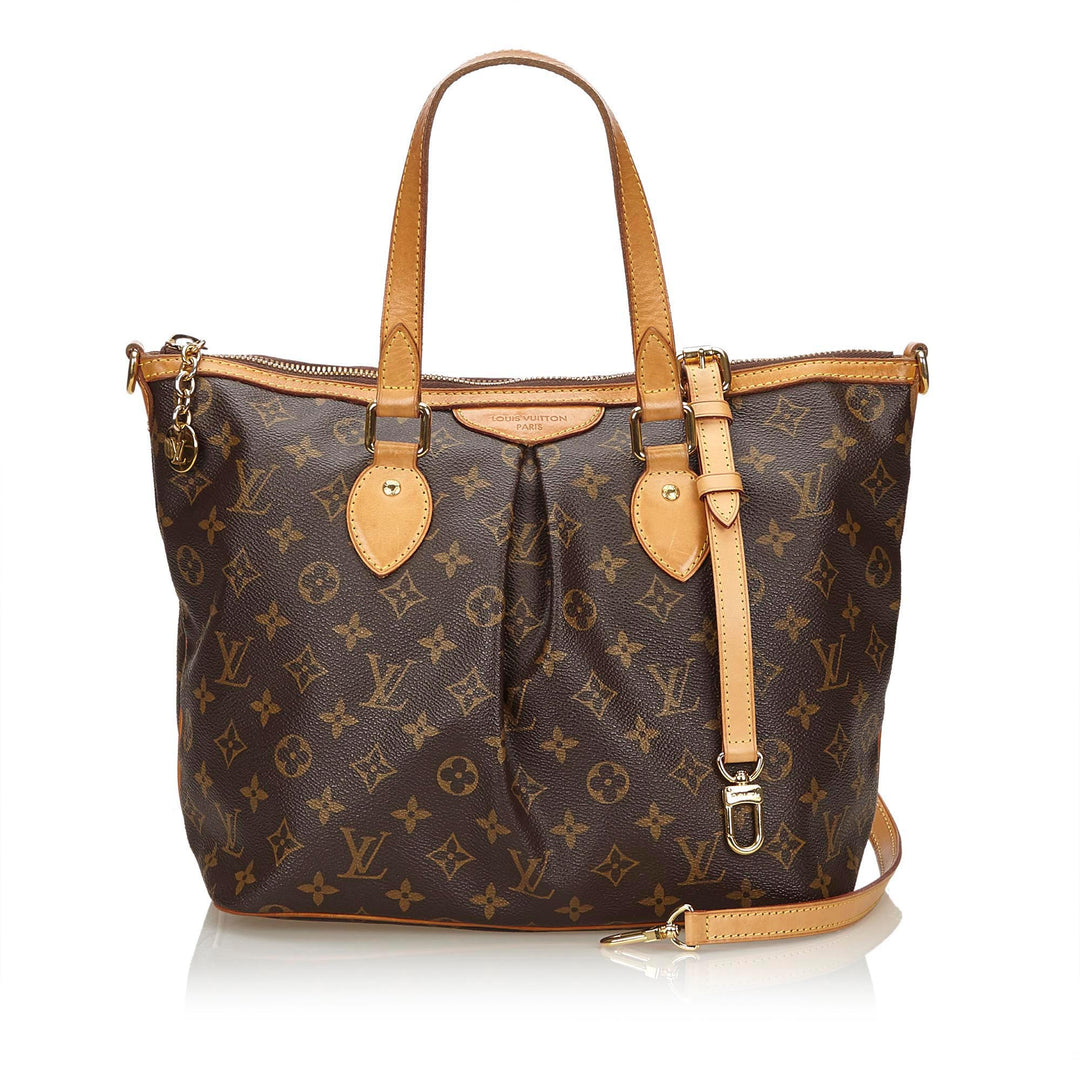 palermo pm monogram canvas handbag with strap