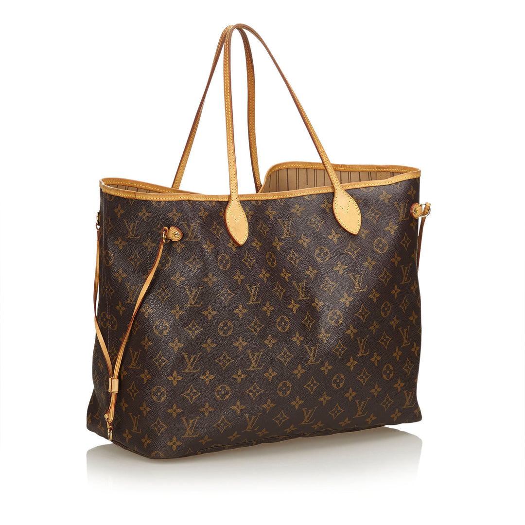 neverfull gm monogram canvas shoulder bag
