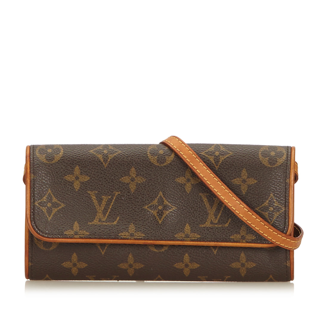 pochette twin pm monogram canvas bag