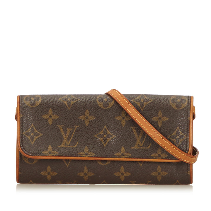 pochette twin pm monogram canvas bag