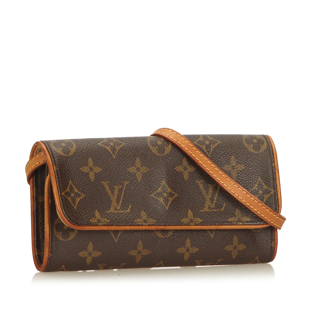 pochette twin pm monogram canvas bag