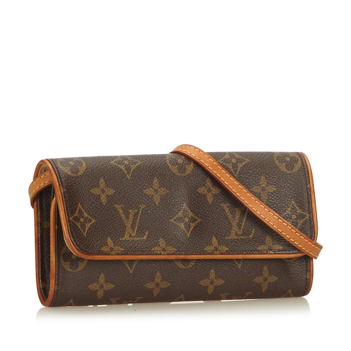 pochette twin pm monogram canvas bag