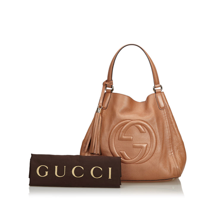 soho calf leather tassel bag
