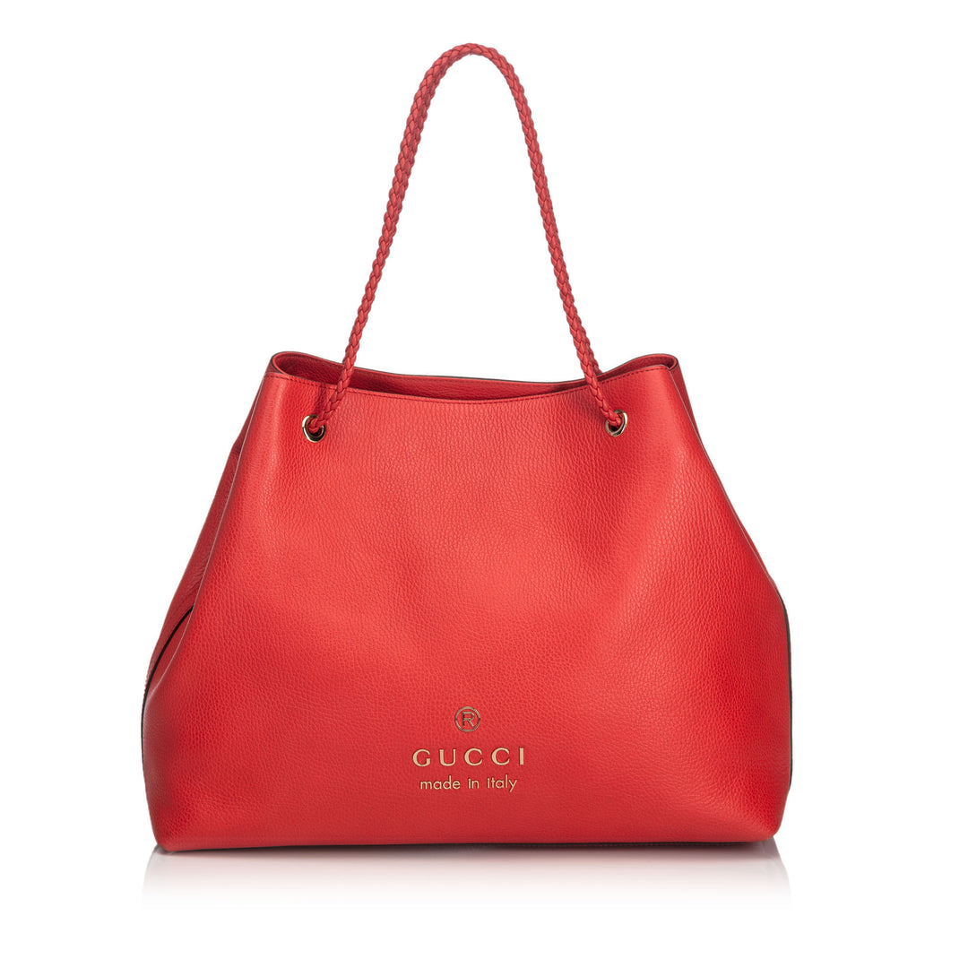 gifford braided handle tote bag