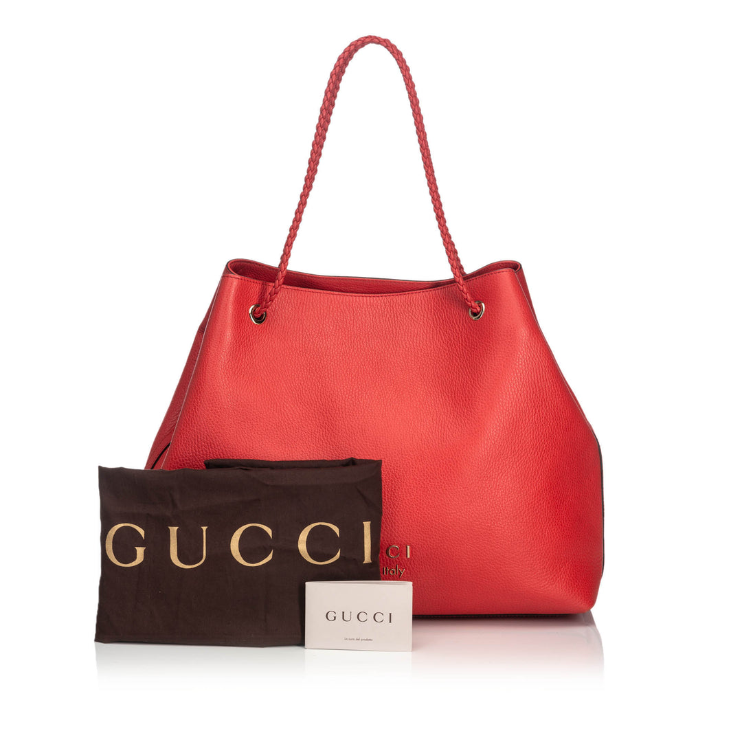 gifford braided handle tote bag