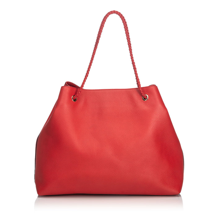 gifford braided handle tote bag