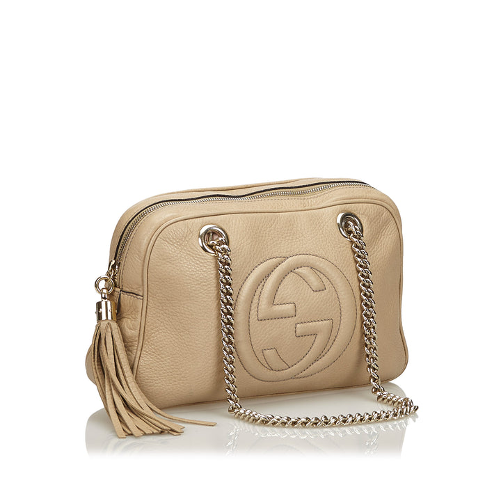 soho calfskin chain shoulder bag