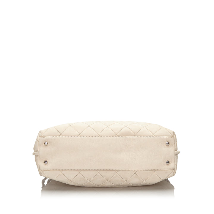 french riviera quilted suede hobo bag