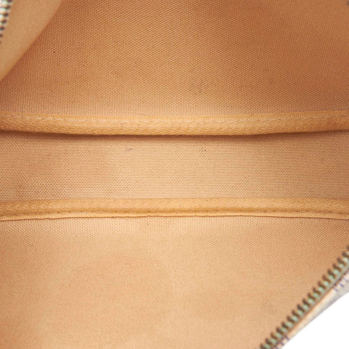 pochette accessoires damier azur canvas bag