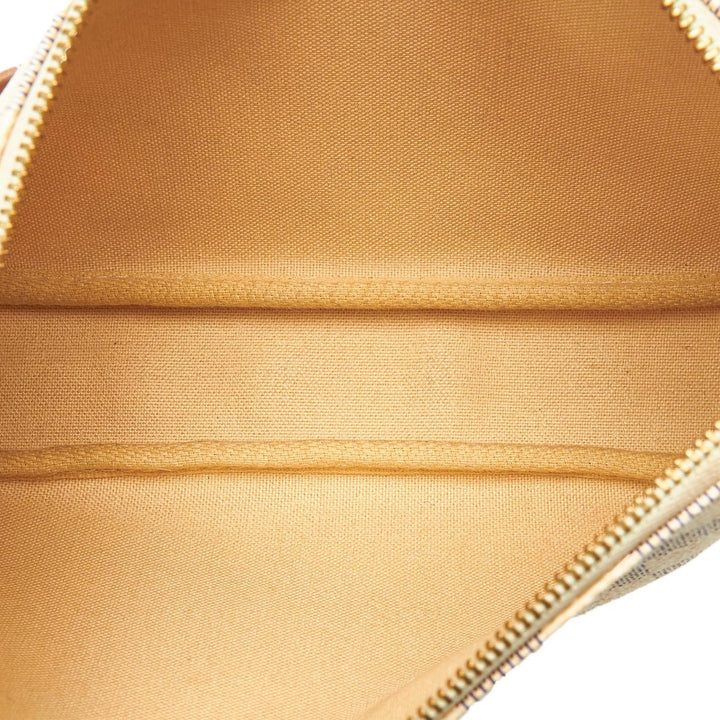 pochette accessoires damier azur canvas bag