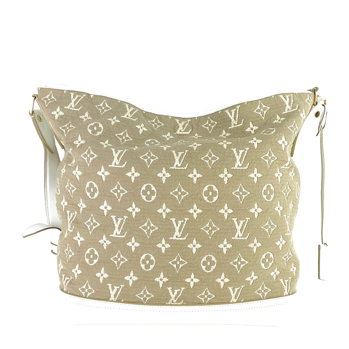 Sabbia Besace Blanc Monogram Canvas Limited Edition Bag