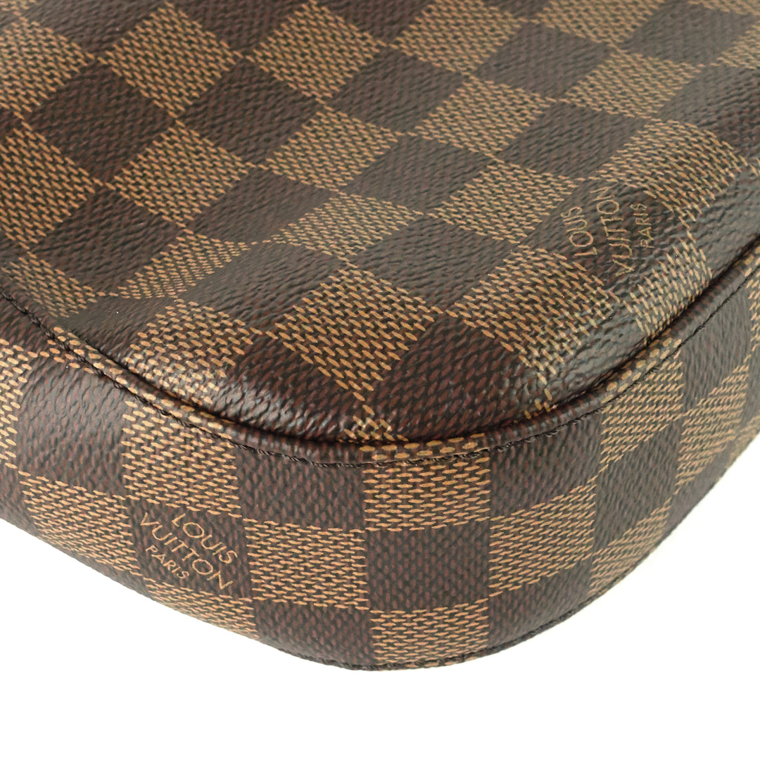 South Bank Besace Damier Ebene Canvas Bag