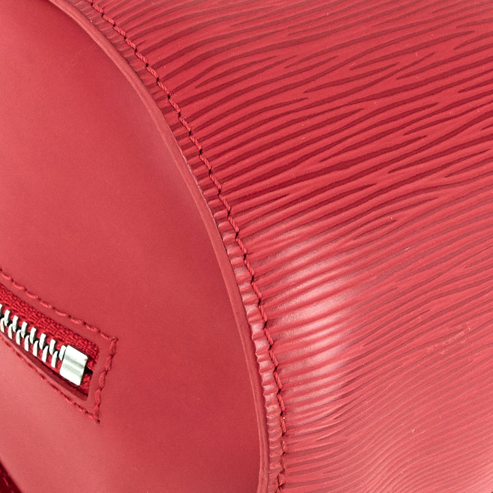 papillon 30 epi leather bag with pouch