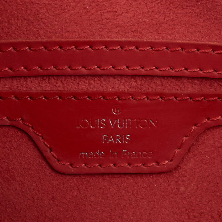 papillon 30 epi leather bag with pouch