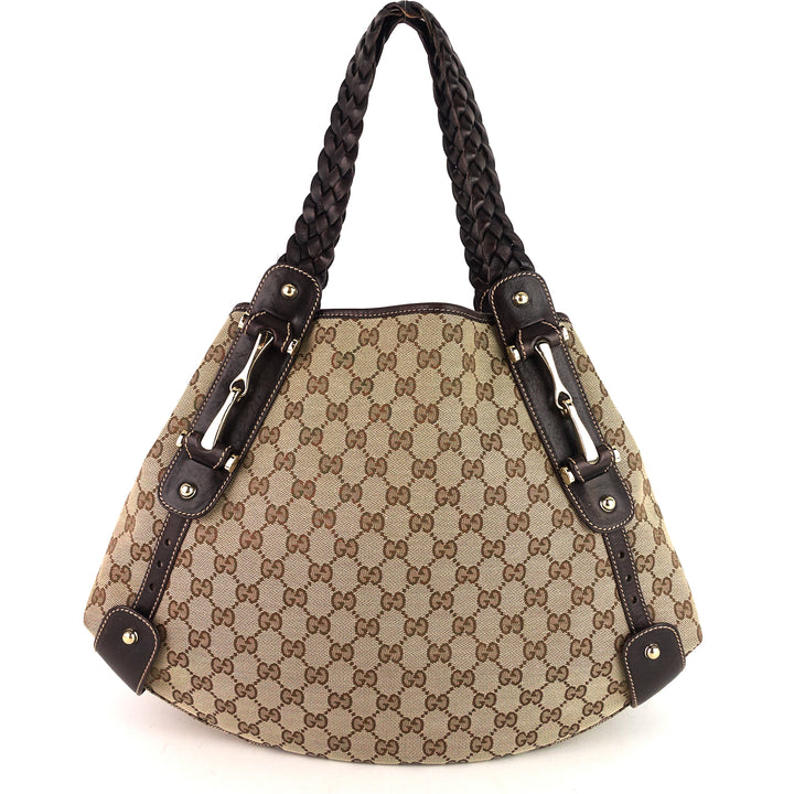 pelham medium gg canvas hobo bag