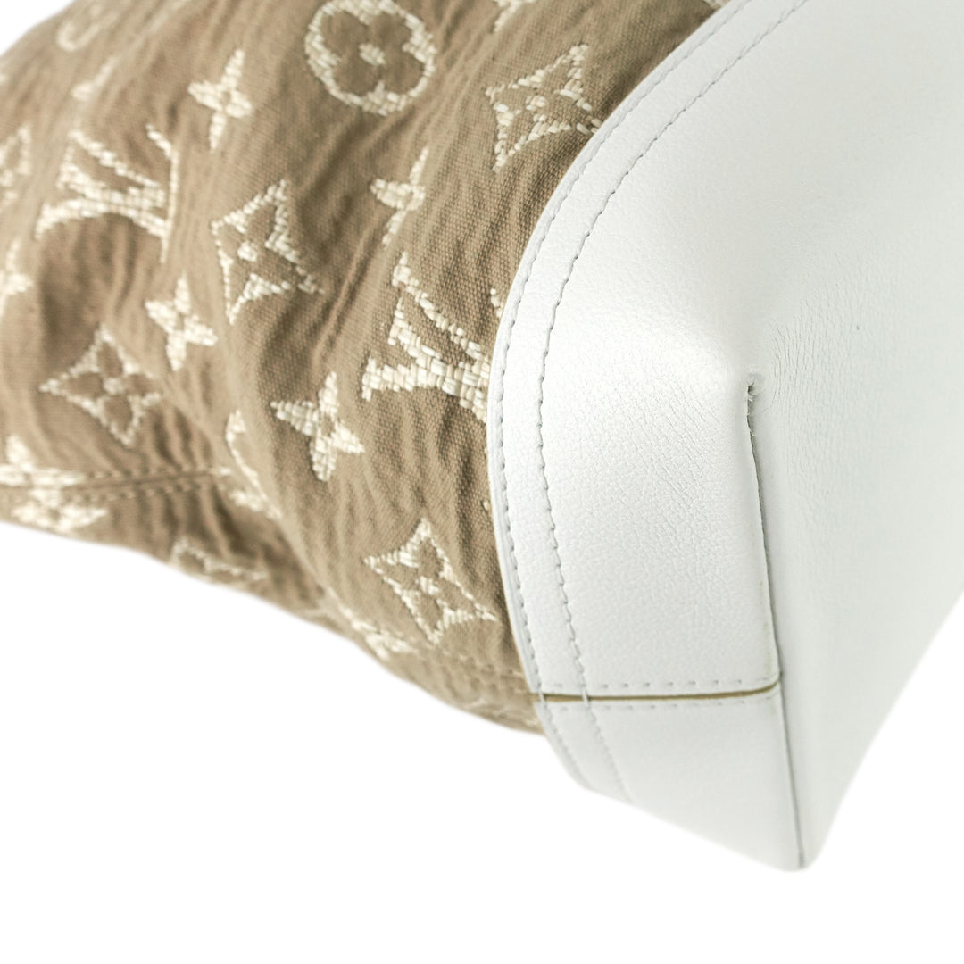 Sabbia Besace Blanc Monogram Canvas Limited Edition Bag