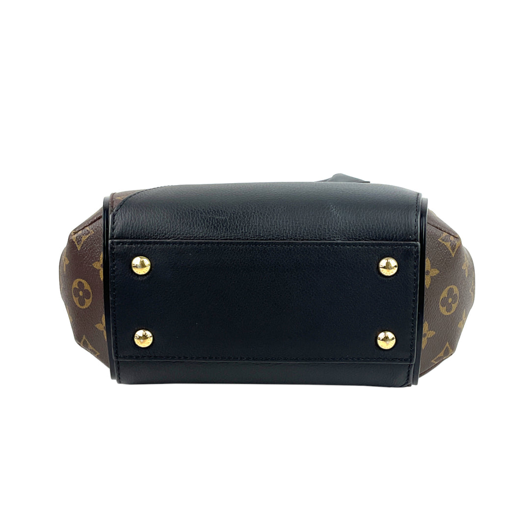 Kimono PM Monogram Canvas and Calfskin Leather Bag