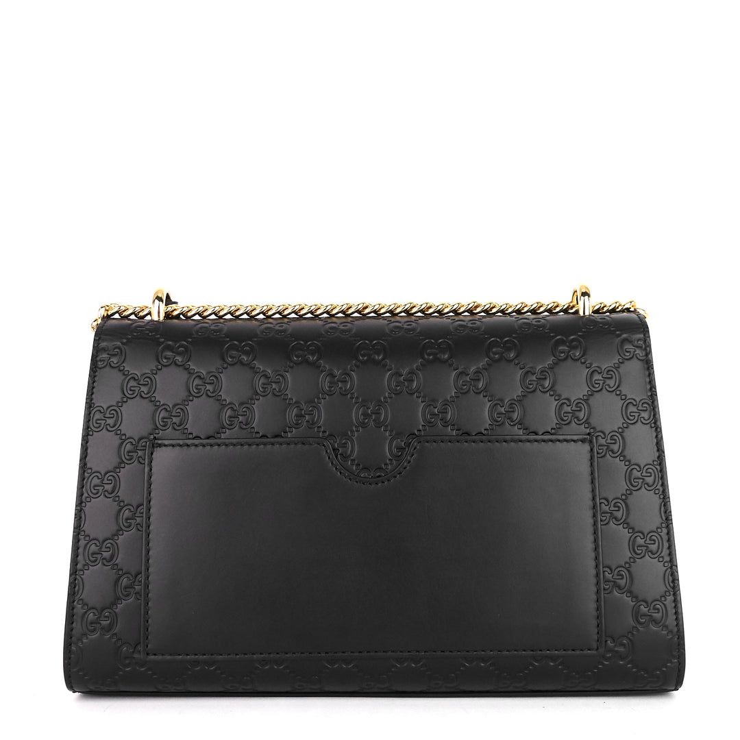 padlock medium guccissima leather bag