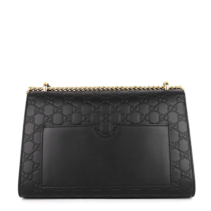 padlock medium guccissima leather bag