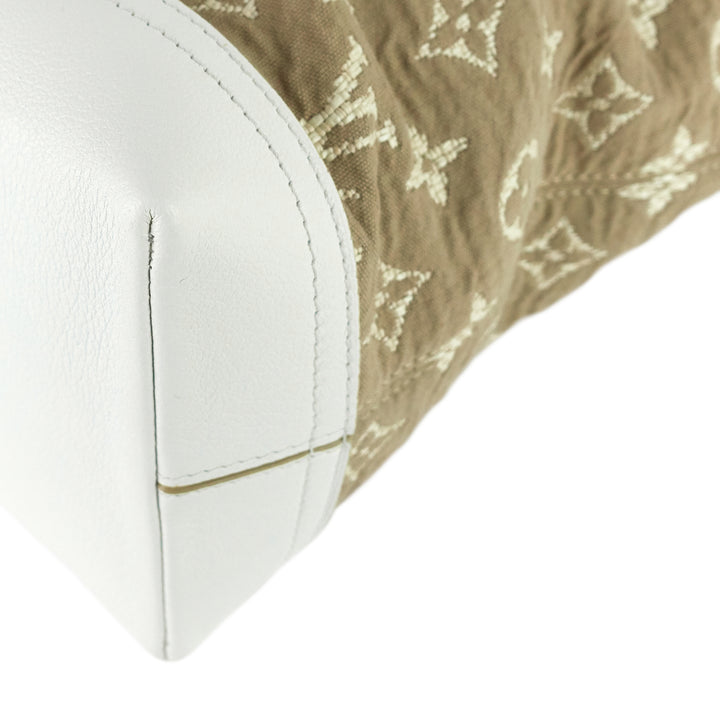 Sabbia Besace Blanc Monogram Canvas Limited Edition Bag