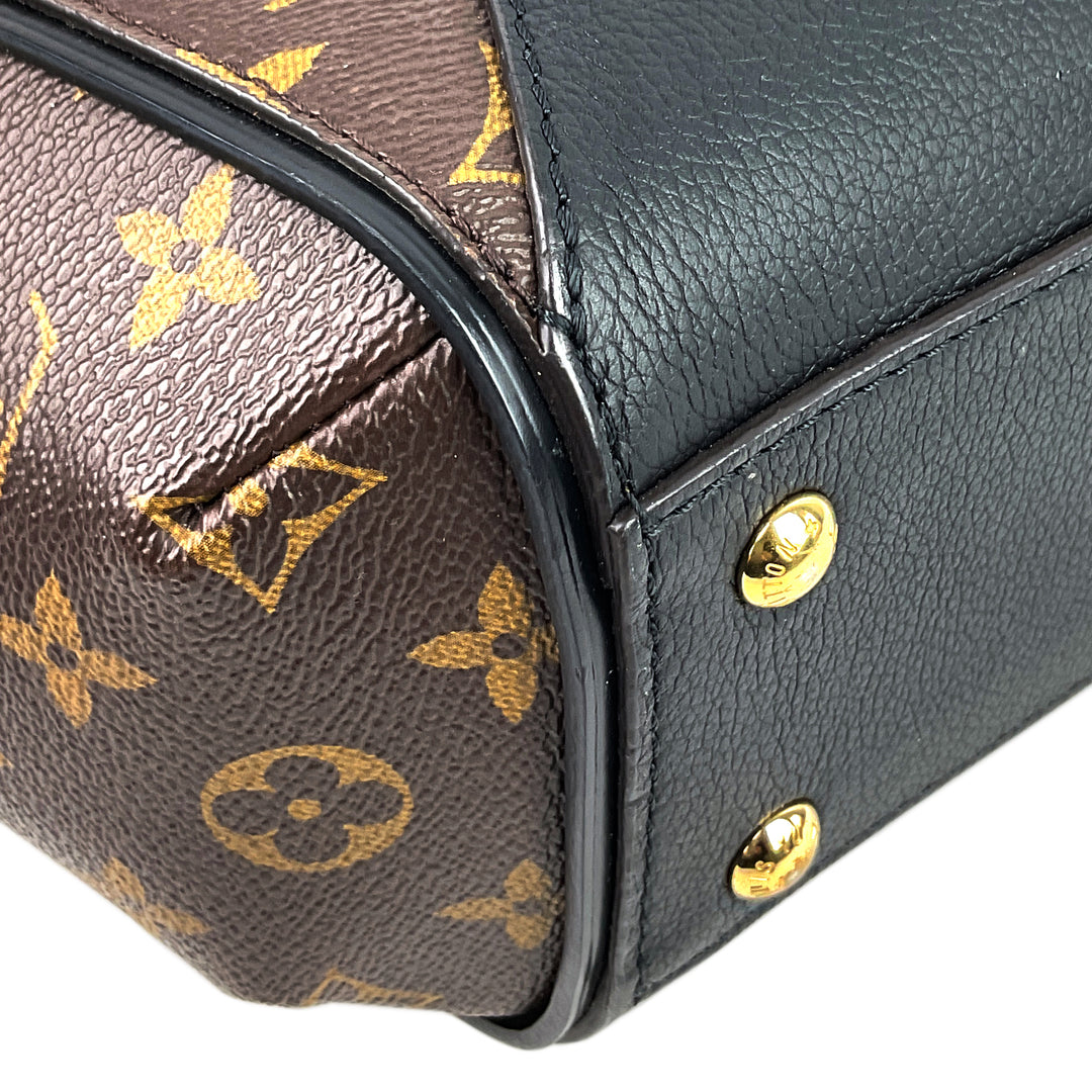 Kimono PM Monogram Canvas and Calfskin Leather Bag