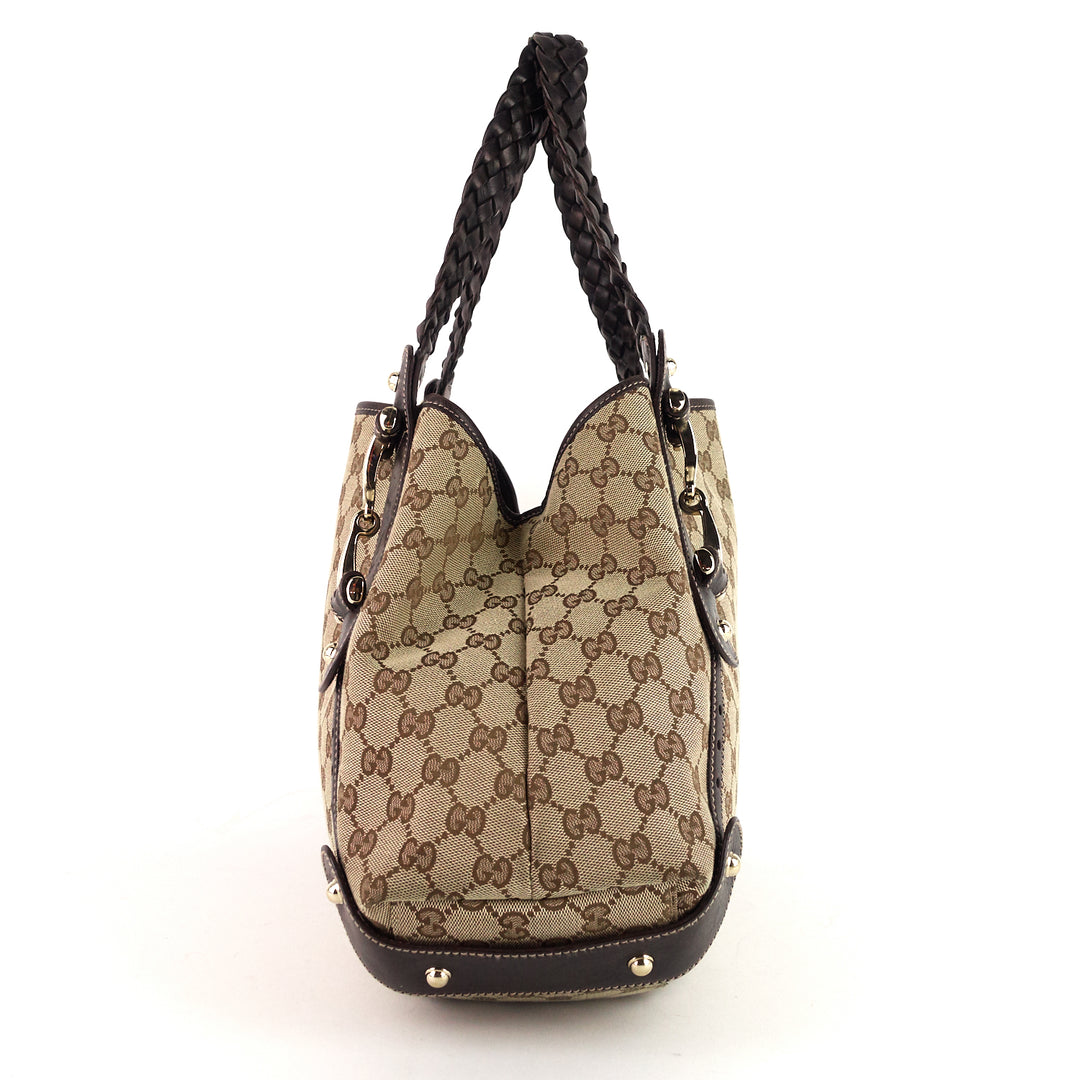 pelham medium gg canvas hobo bag