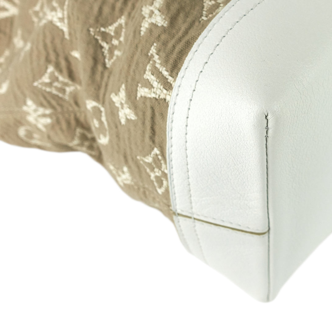 Sabbia Besace Blanc Monogram Canvas Limited Edition Bag