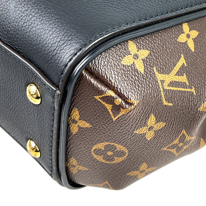 Kimono PM Monogram Canvas and Calfskin Leather Bag