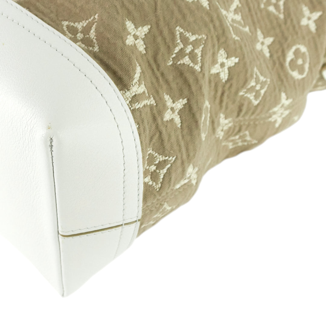 Sabbia Besace Blanc Monogram Canvas Limited Edition Bag