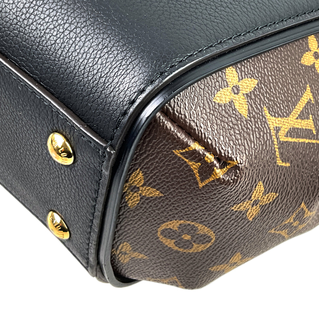Kimono PM Monogram Canvas and Calfskin Leather Bag