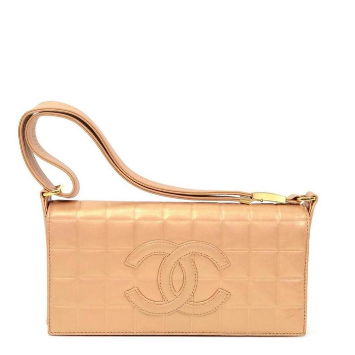 square stitch leather bag