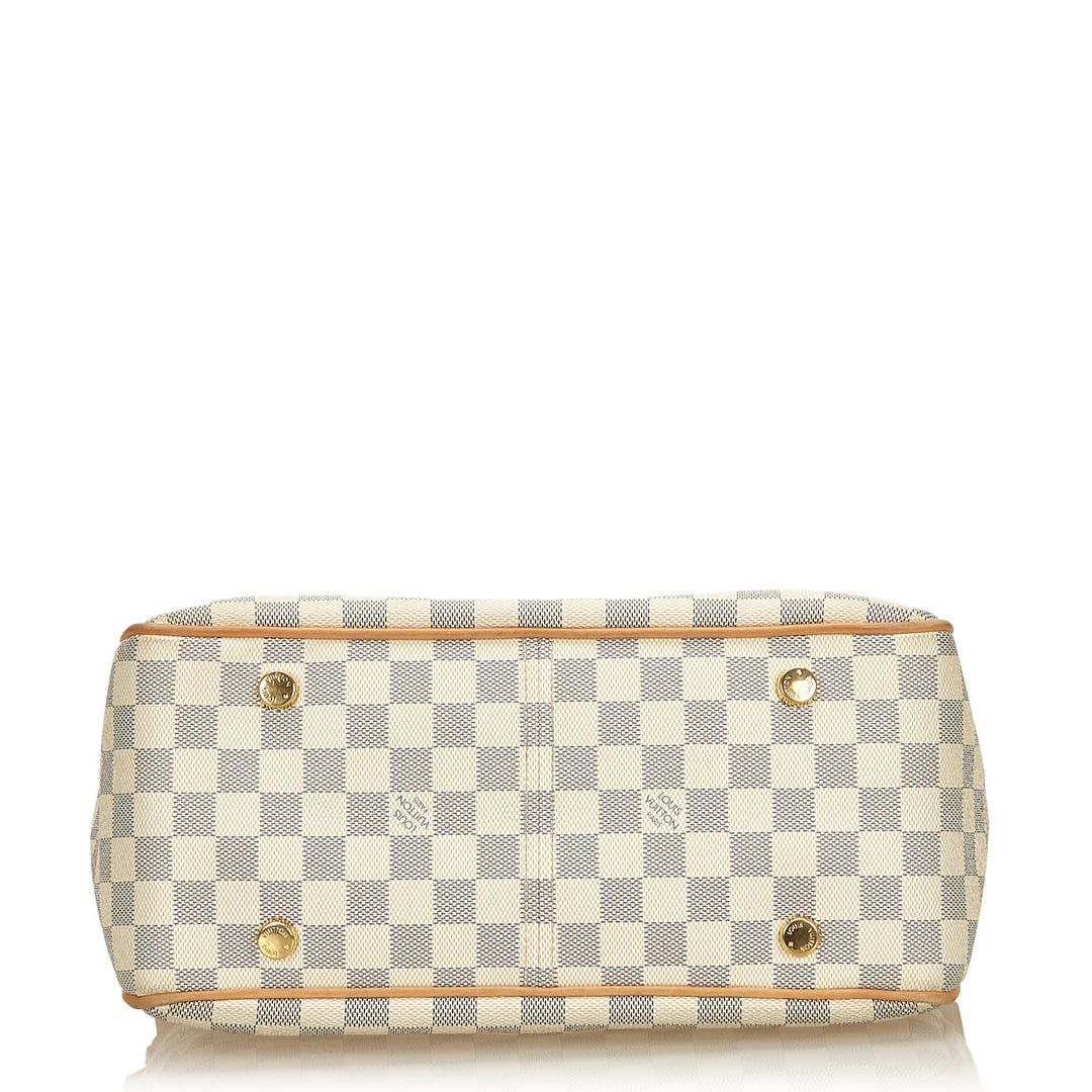 Figheri PM Damier Azur Canvas Bag