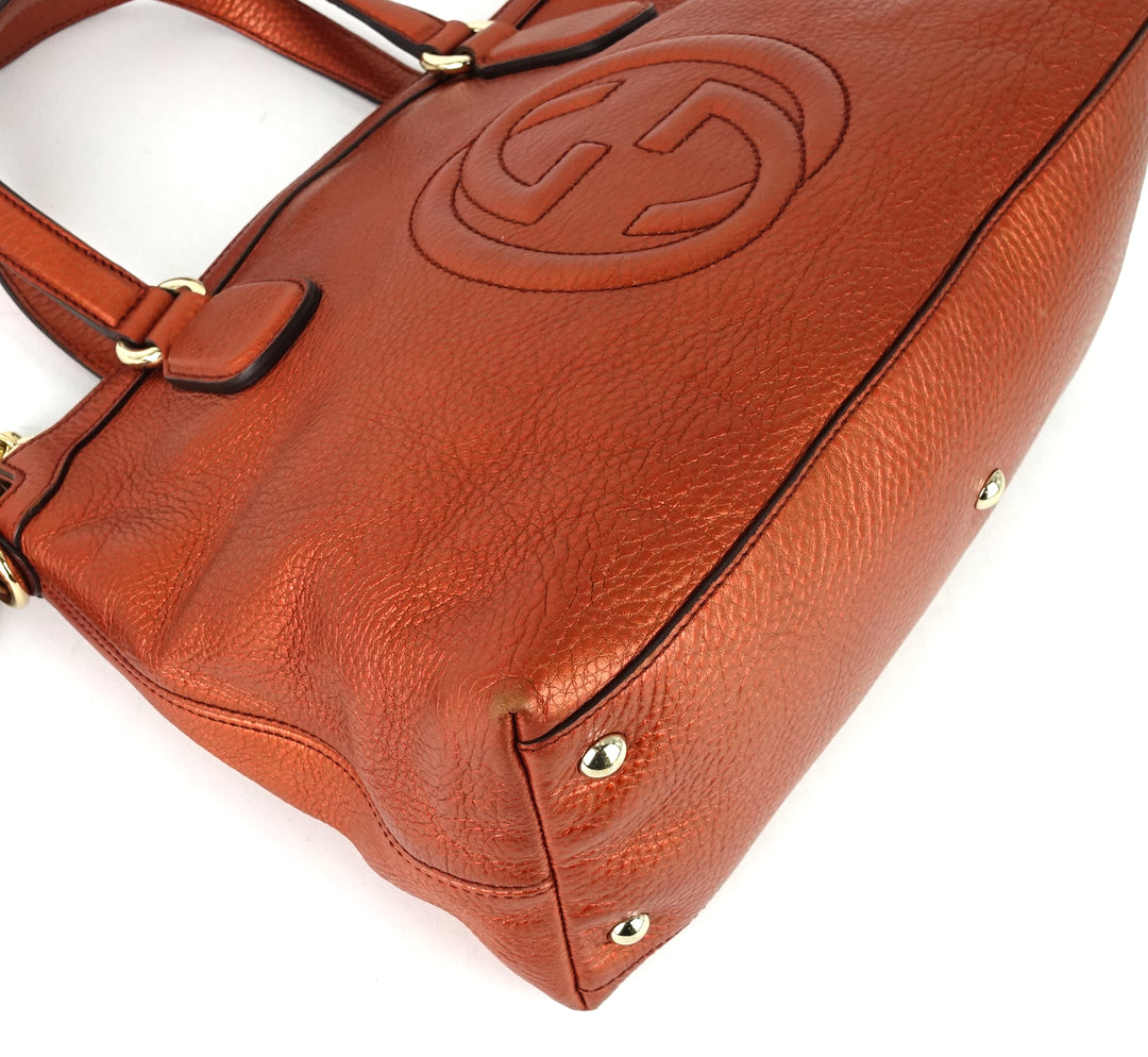 soho convertible top handle small leather bag