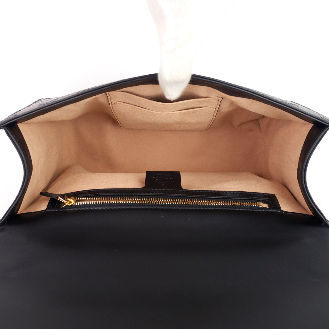padlock medium guccissima leather bag