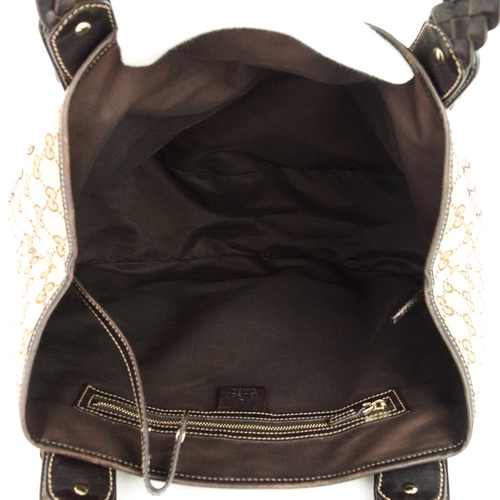 pelham medium gg canvas hobo bag