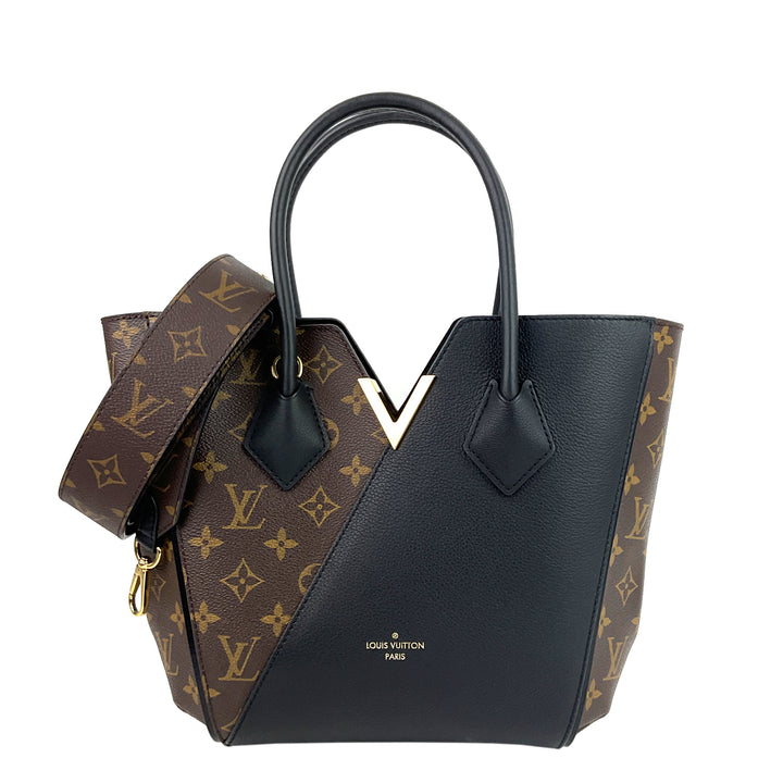 Kimono PM Monogram Canvas and Calfskin Leather Bag