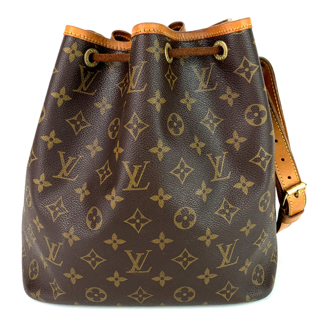 petit noe monogram canvas bag