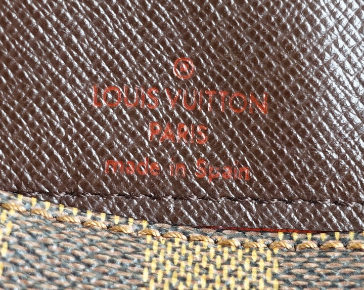 musette tango damier ebene canvas bag