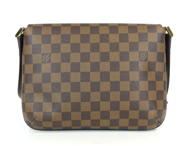 musette tango damier ebene canvas bag