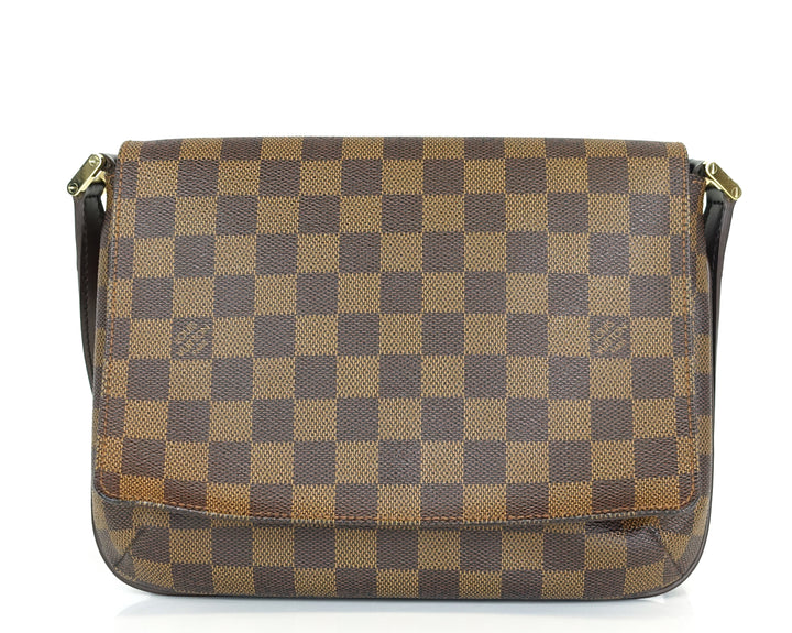 musette tango damier ebene canvas bag