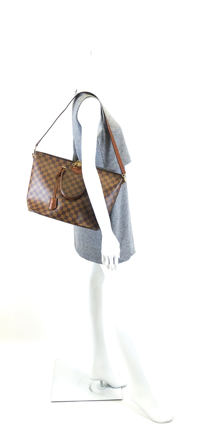 belmont damier ebene canvas bag