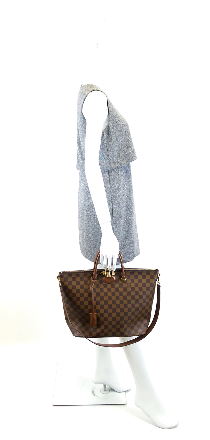 belmont damier ebene canvas bag