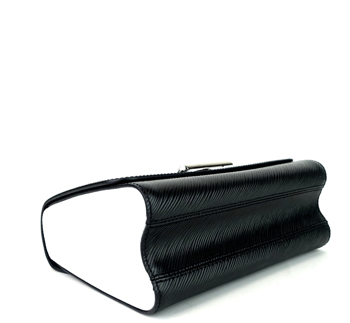 twist mm love lock charms black epi leather bag